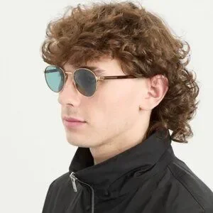 Prada | Accessories | Prada Women Sunglasses Gold Lago Round  display picture 2